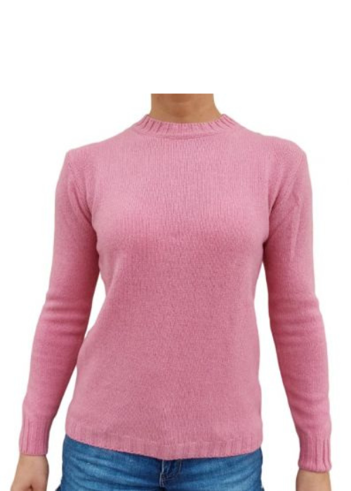 Maglia Donna Girocollo in Cashmere Rigenerato