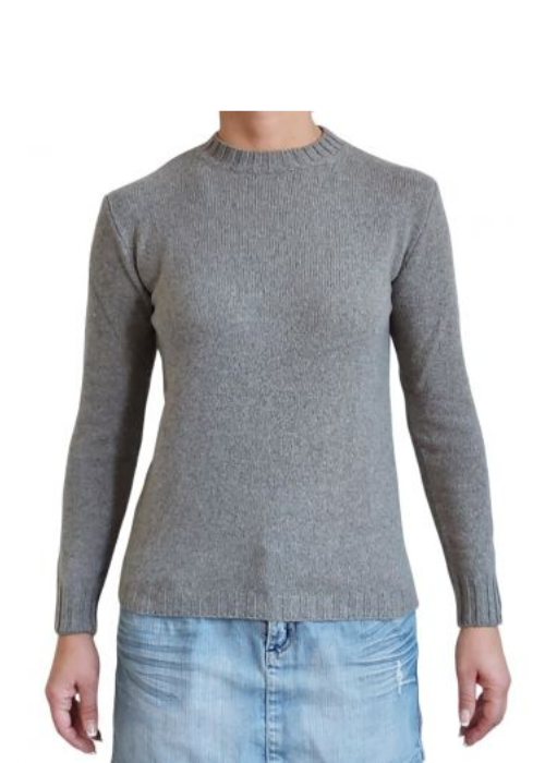 Maglia Donna Girocollo in Cashmere Rigenerato