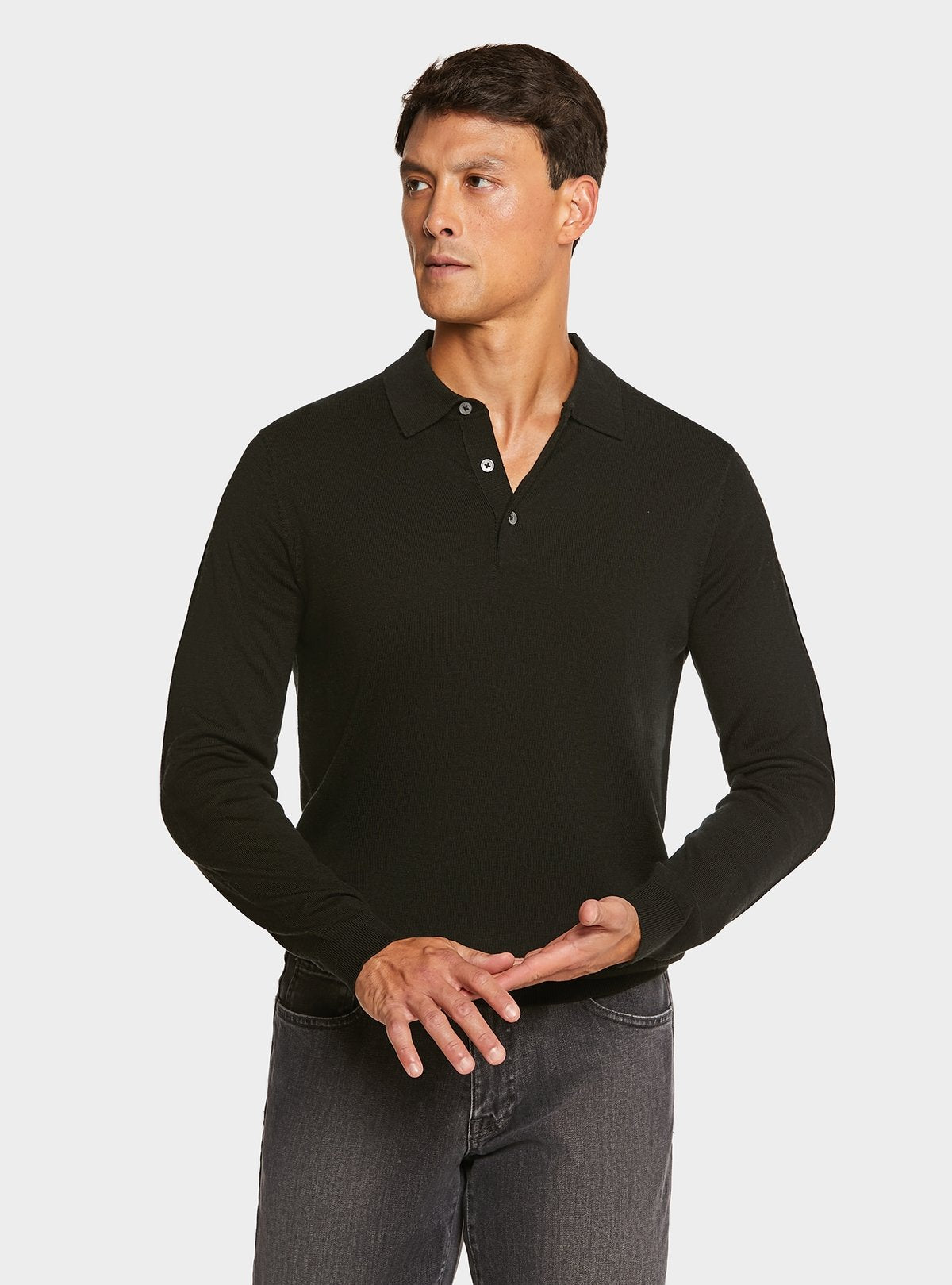 Polo in pura lana merino-0