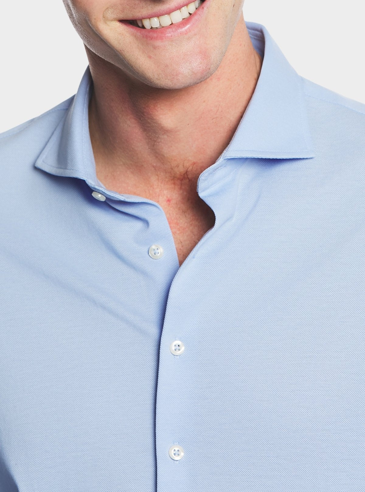 Polo camicia in cotone piquet-2