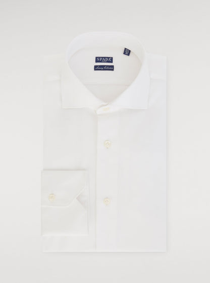 Camicia Oxford in cotone collo francese.-0