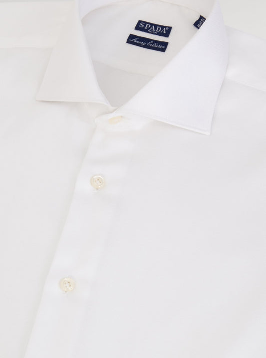Camicia Oxford in cotone collo francese.-1