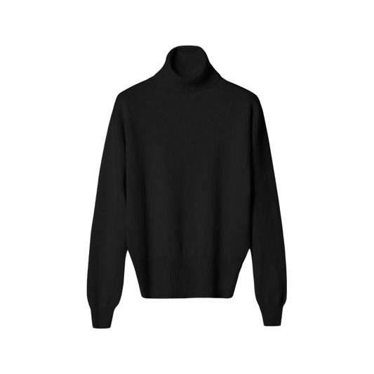 Maglia Donna Collo Alto Puro Cashmere
