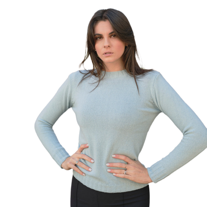 Maglia Donna Girocollo in Cashmere Rigenerato