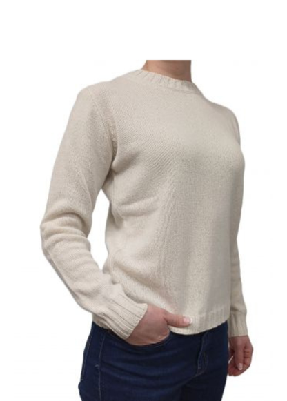 Maglia Donna Girocollo in Cashmere Rigenerato