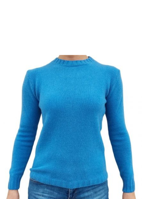 Maglia Donna Girocollo in Cashmere Rigenerato