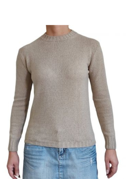 Maglia Donna Girocollo in Cashmere Rigenerato