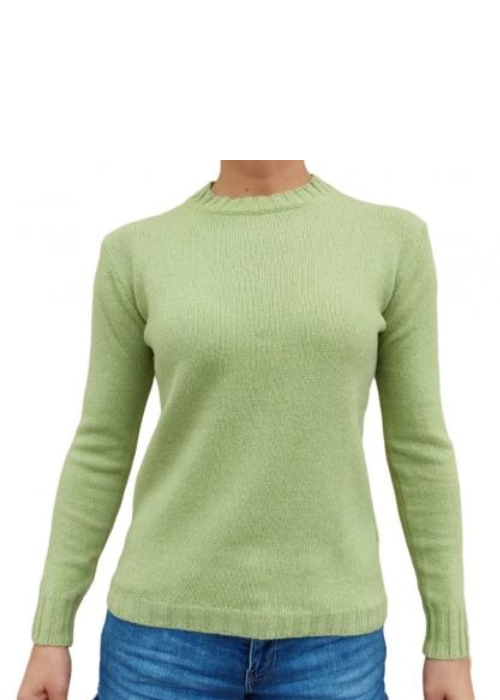 Maglia Donna Girocollo in Cashmere Rigenerato