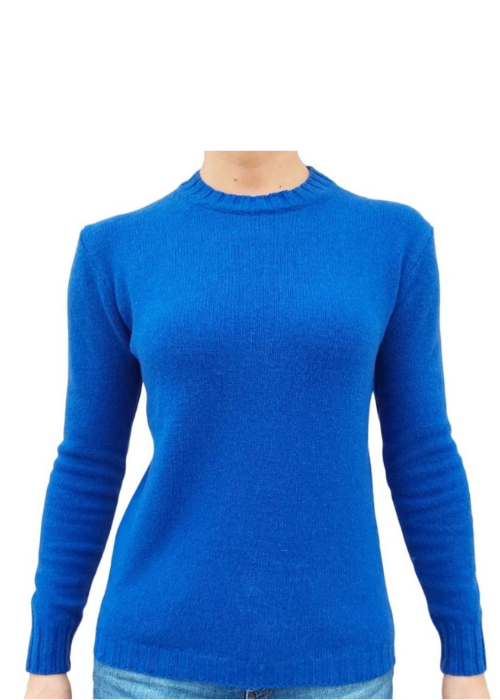 Maglia Donna Girocollo in Cashmere Rigenerato