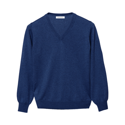 Maglia Uomo 100% Puro Cashmere Scollo a V