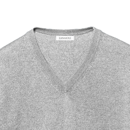 Maglia Uomo 100% Puro Cashmere Scollo a V