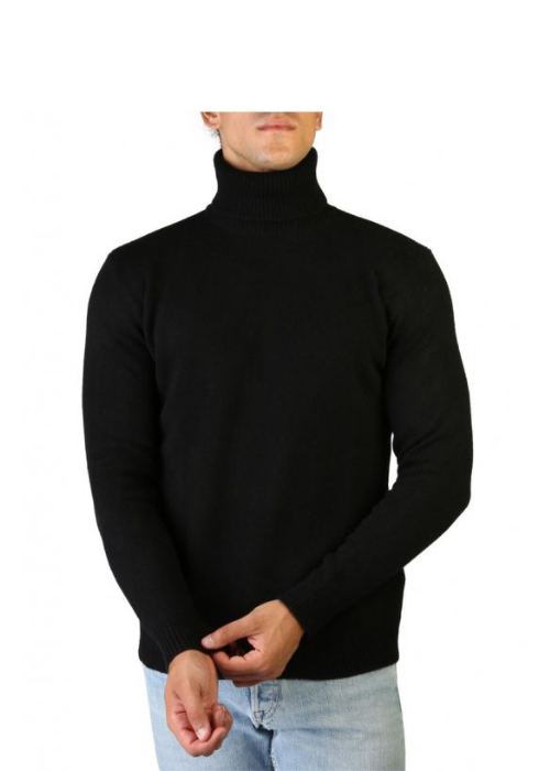 Men's High Neck Sweater Regenerated Cashmere Fineness 7-8
