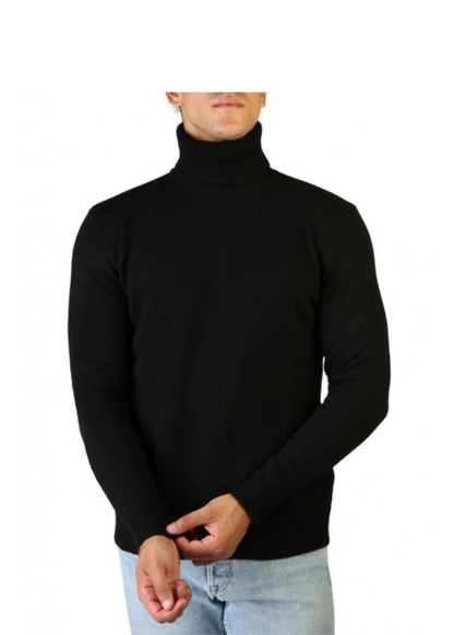 Men's High Neck Sweater Regenerated Cashmere Fineness 7-8