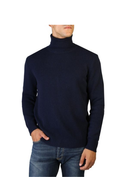 Men's High Neck Sweater Regenerated Cashmere Fineness 7-3