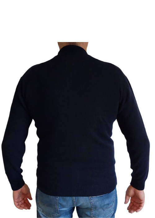 Men's Zip Up Regenerated Cashmere Sweater