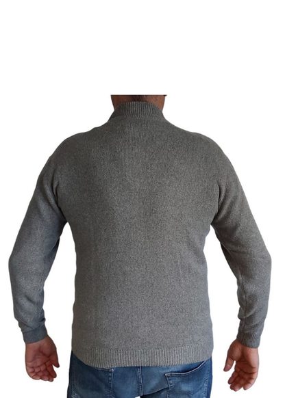 Men's Zip Up Regenerated Cashmere Sweater