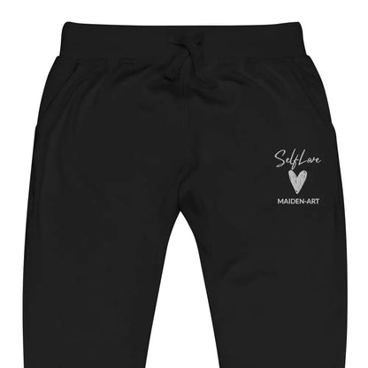 Self Love Unisex fleece sweatpants with Embroidery fashion sweatpants