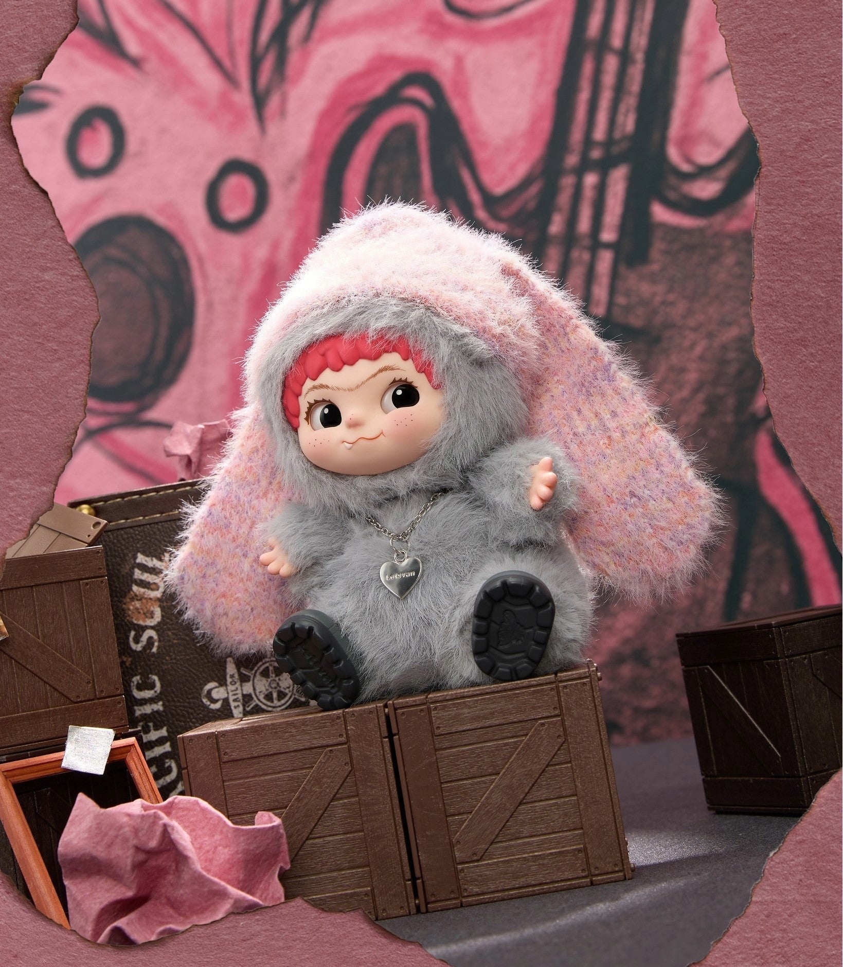 WAKUKU Fuzzy Trendy Fun Party Series – Become Rebel-1